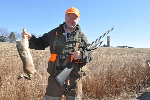 Eddie 'Deadeye' Nickens shot this cottontail at willow oaks plantation. He was shooting a Remington Versa Max Sportsman with no. 7 1/2.